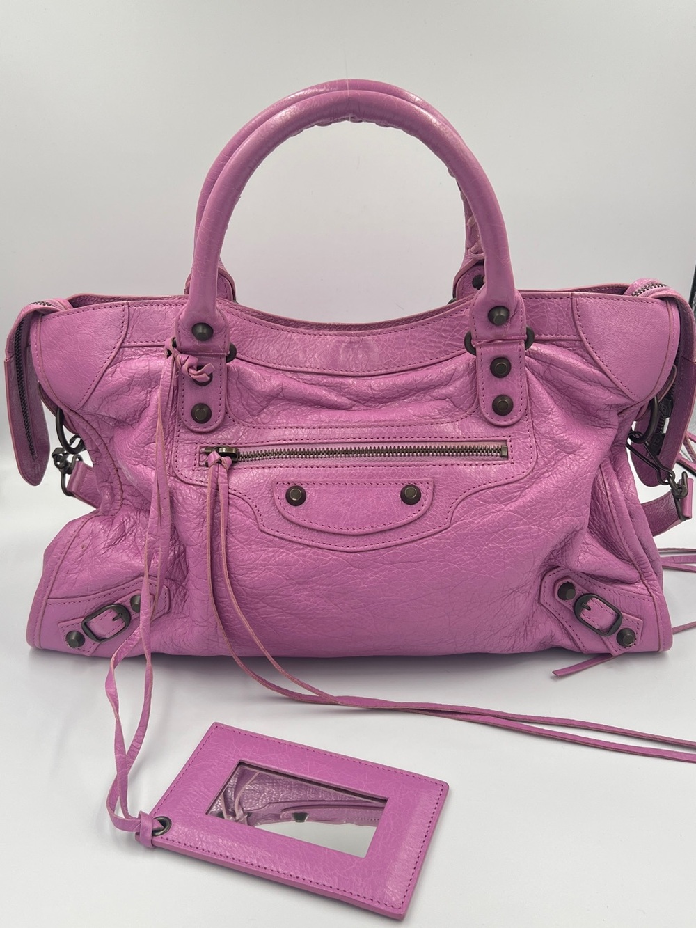 Balenciaga Pink City Bag